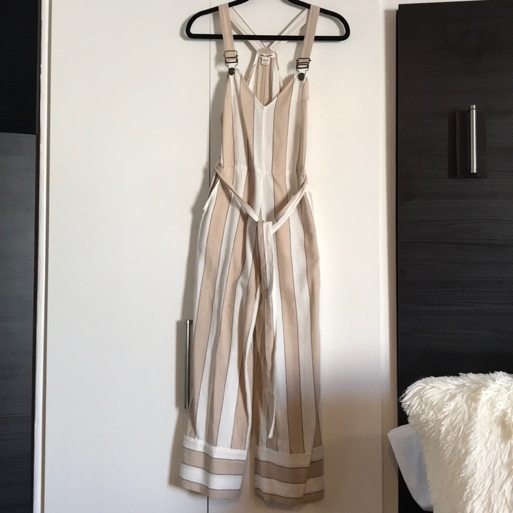 Linen overalls
